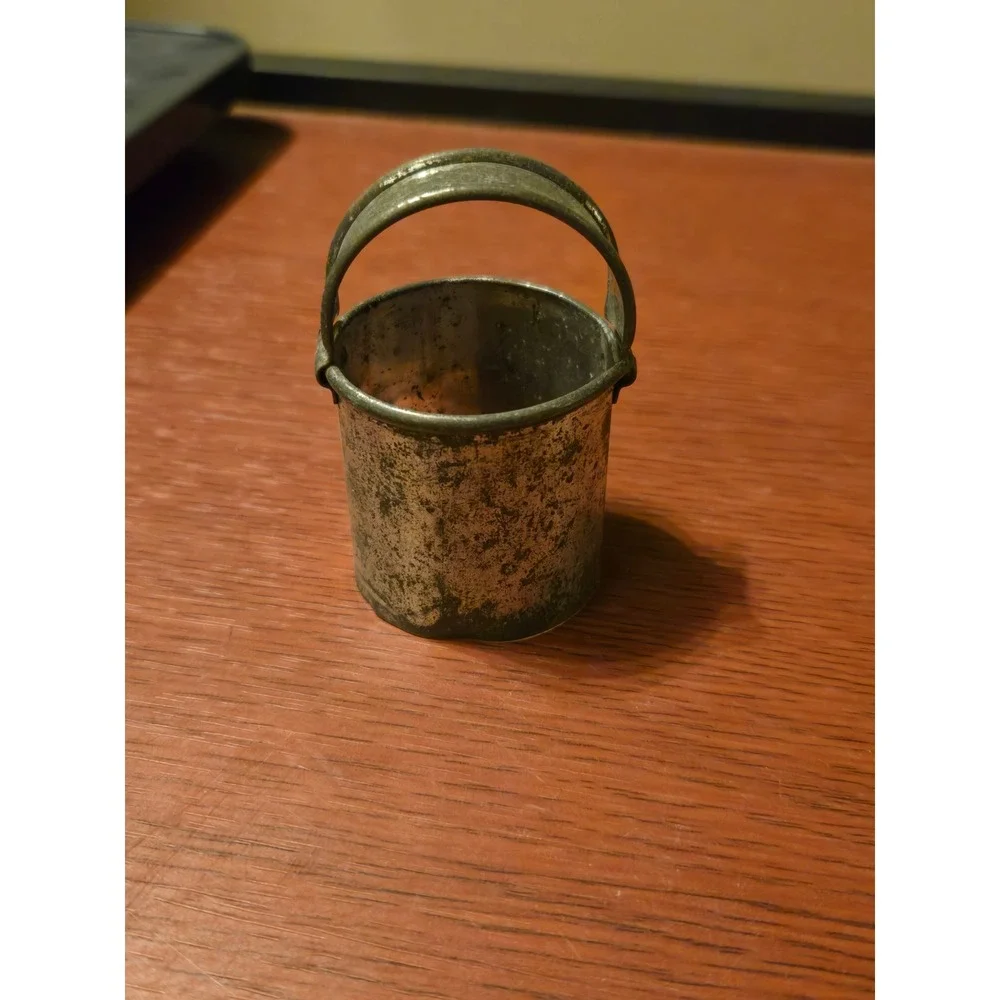 Vintage Primitive Tin Biscuit Cutter Rustic Farmhouse Kitchen Tool with Handle